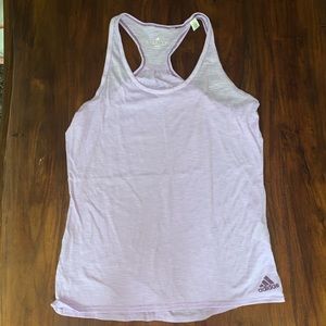 Adidas lilac purple tank top S